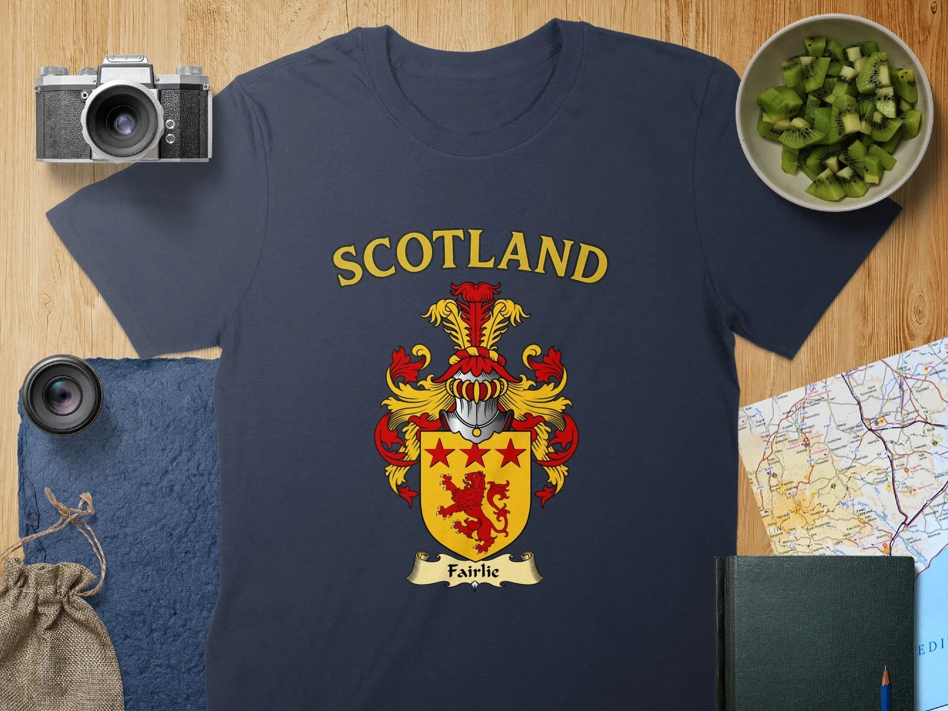Scotland Fairbairn Family Crest Graphic T-shirt product