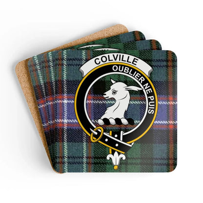 Colville Oublier Ne Puis Tartan Plaid Coaster product
