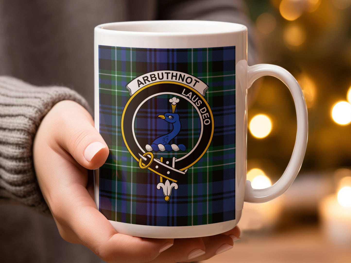 Scottish Clan Arbuthnot Crest Personalized Mug - Living Stone Gifts