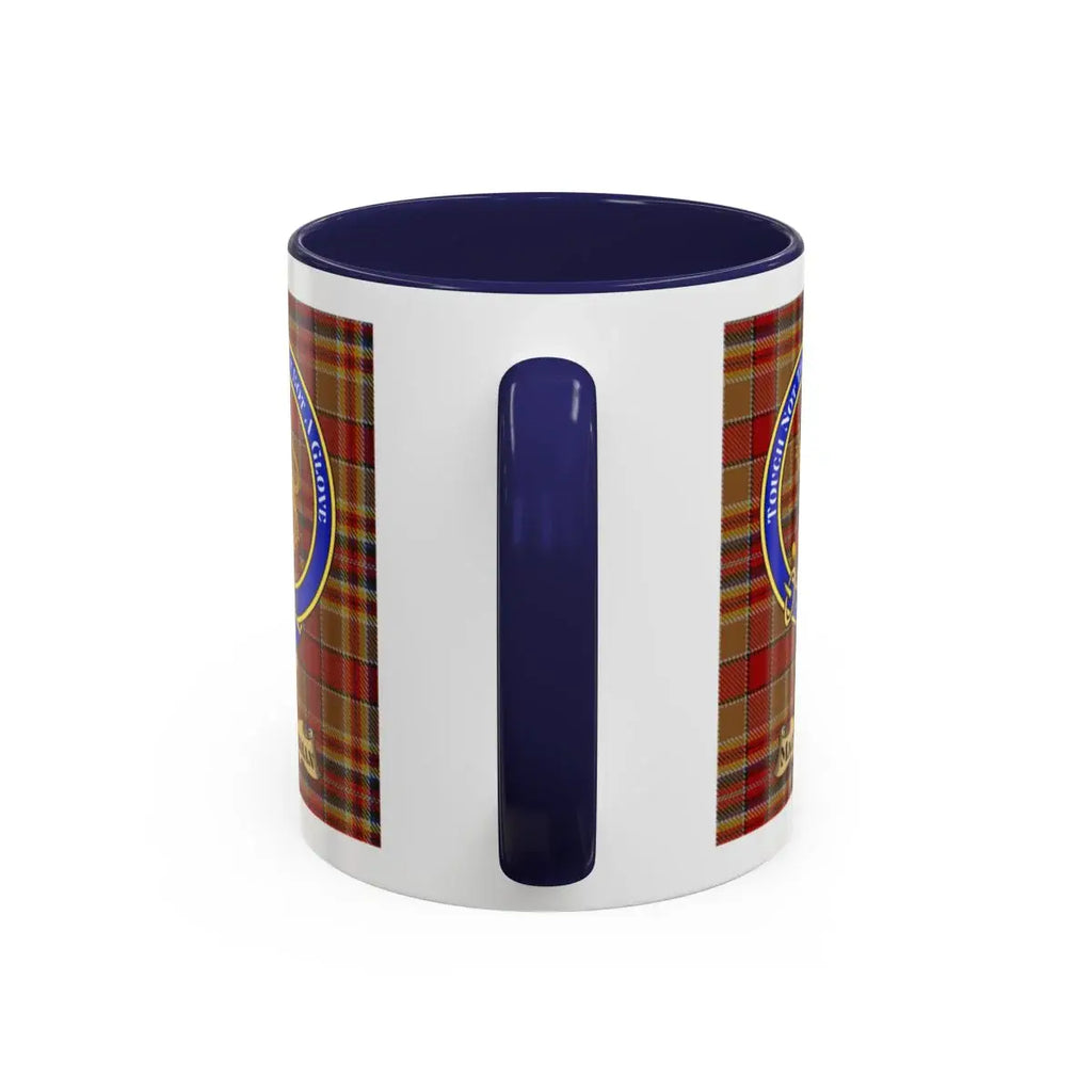 Macglashan clan crest mug shown in 11 oz and 15 oz sizes