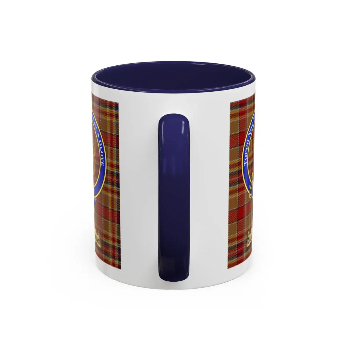 Macglashan clan crest mug shown in 11 oz and 15 oz sizes