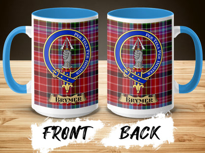 Unique Scottish Clan Brymer Crest Design Coffee Mug - Living Stone Gifts