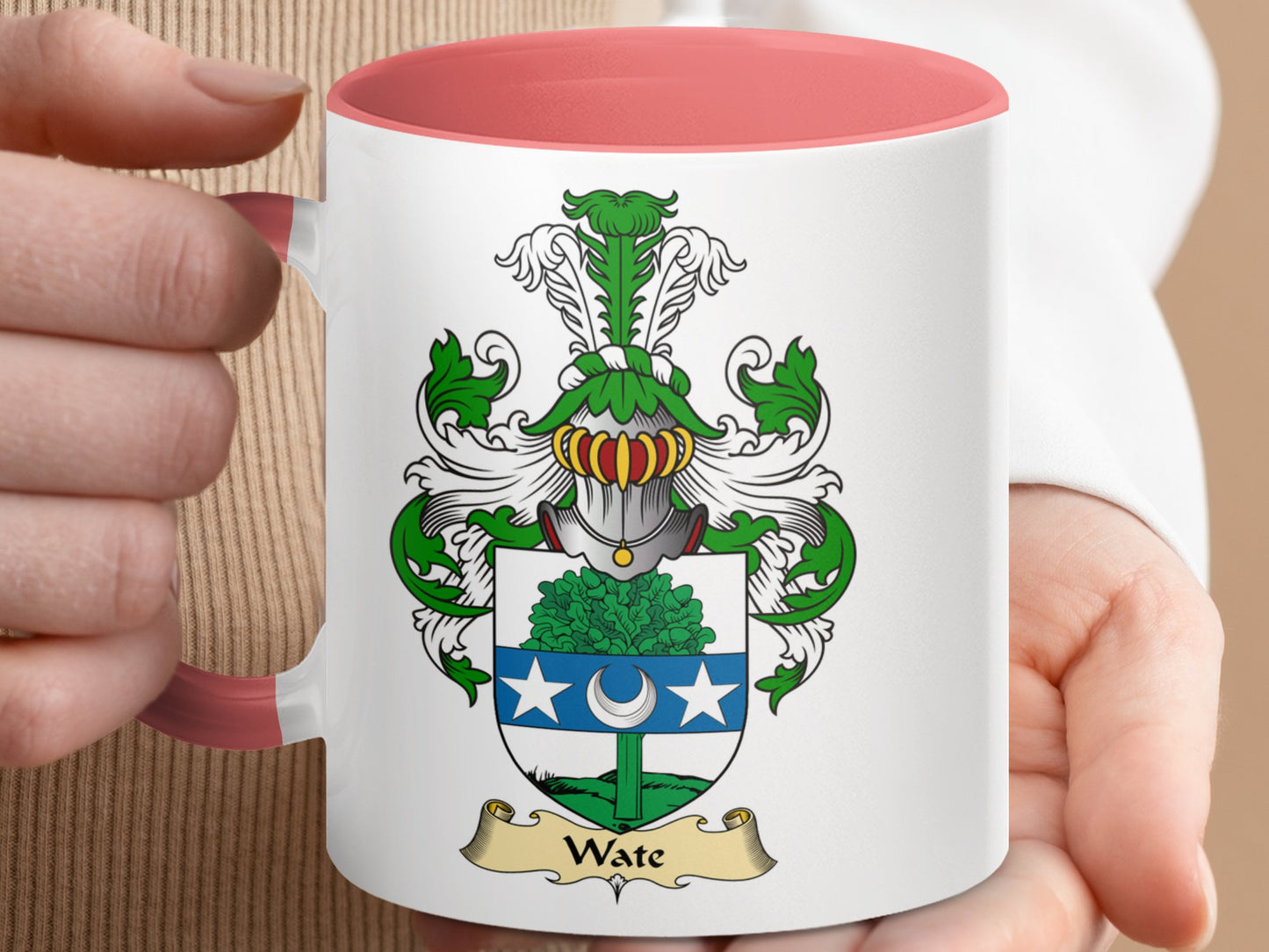 Wate Scottish Coat of Arms Mug - Living Stone Gifts