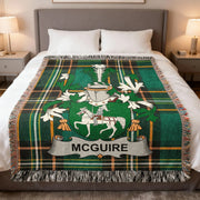 McGuire Irish Woven Blanket | Maguire Lords of Fermanagh Tartan Throw
