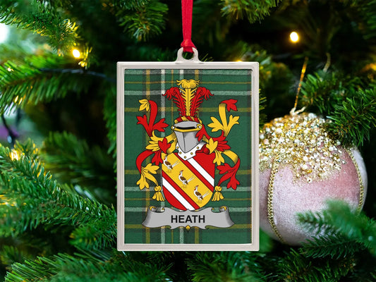 Personalized Family Crest Christmas Ornament product type