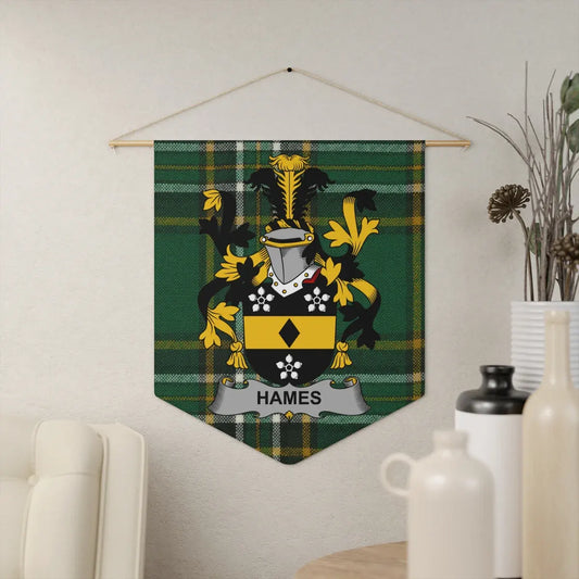 Personalized Family Crest Wall Hanging Tapestry product
