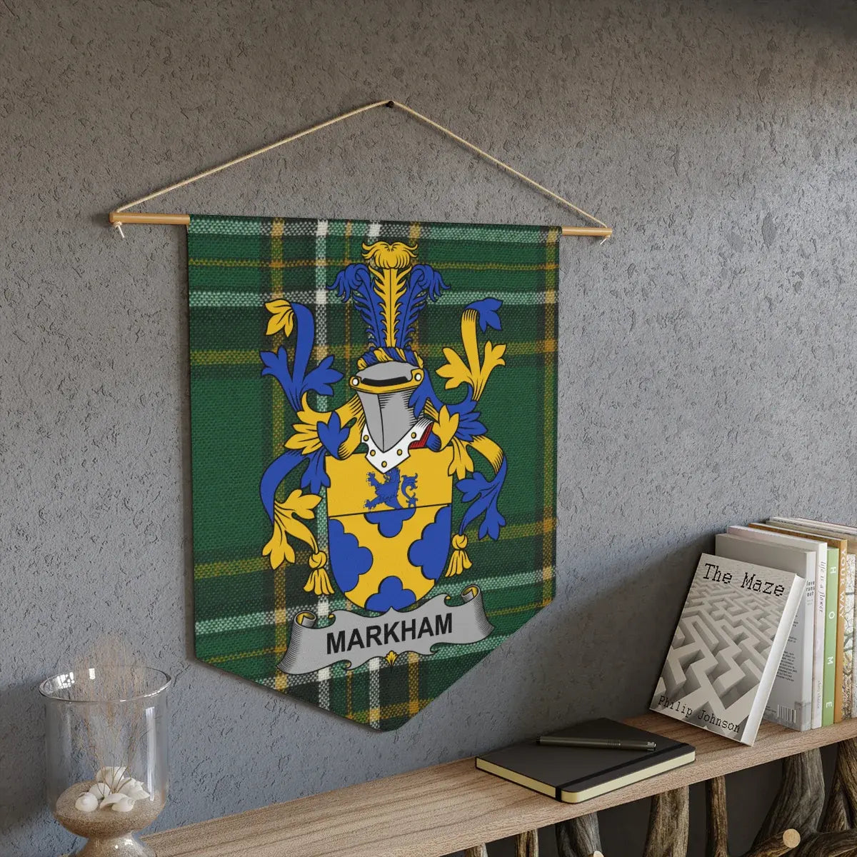 Markham Family Crest Hanging Tapestry Decor product type