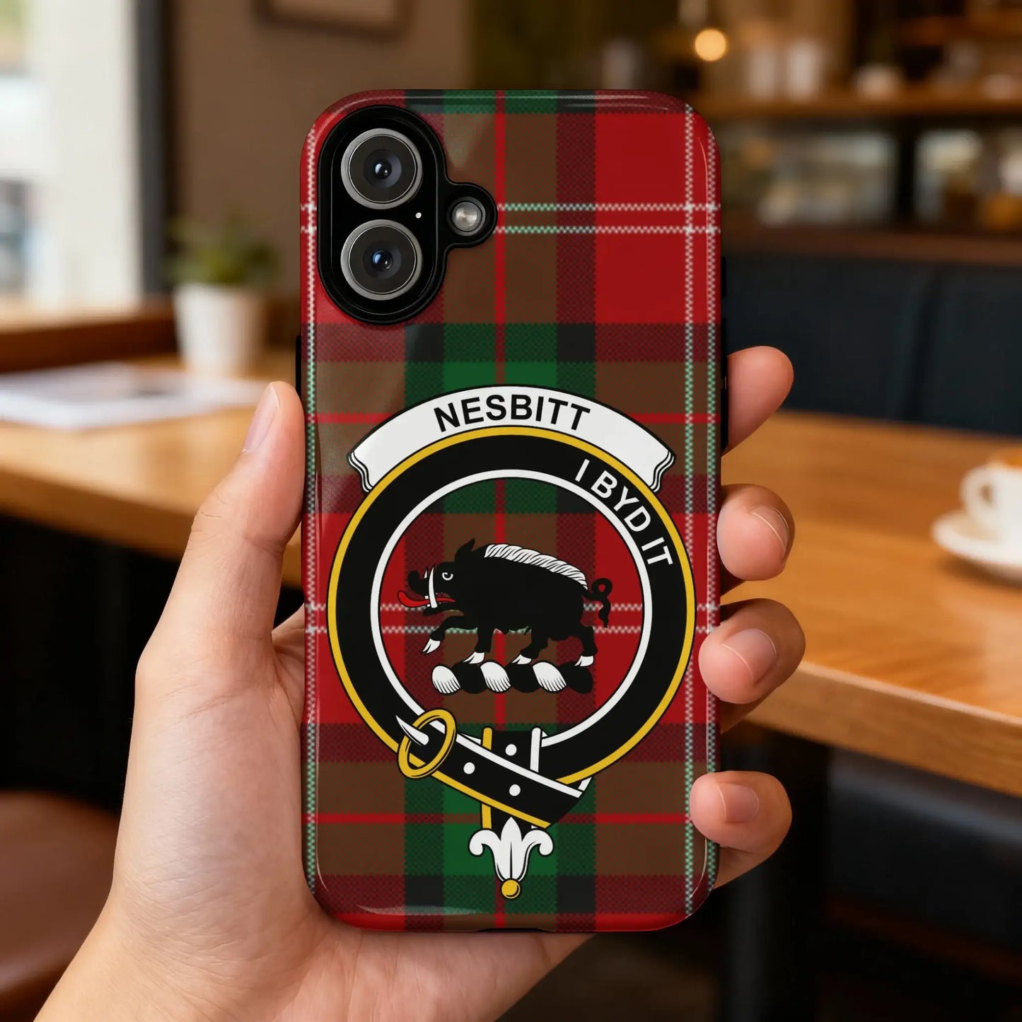 Nesbitt I Byd It Plaid Tartan Phone Case