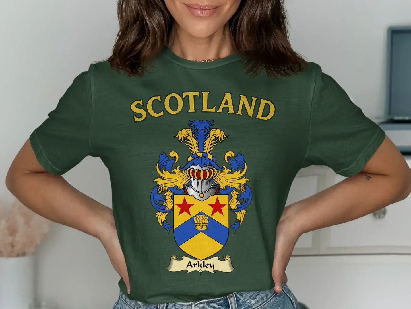 Scotland Family Crest Graphic Tee Shirt product type