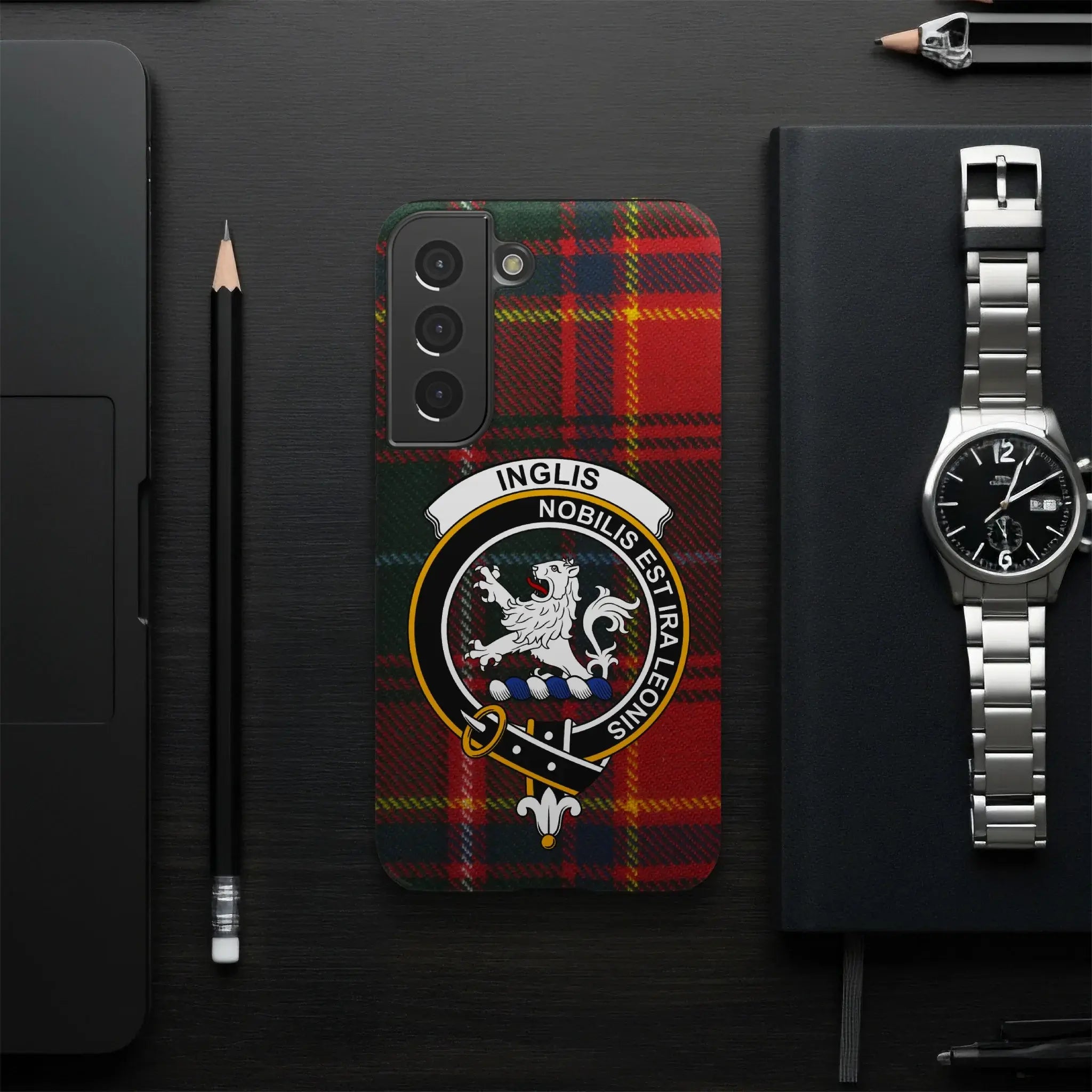 Inglis Nobilis Est Ira Leonis Phone Case