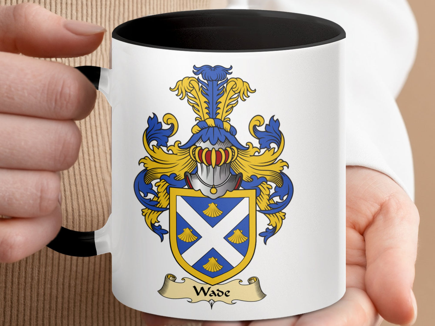 Clan Wade Scottish Coat of Arms Mug - Living Stone Gifts