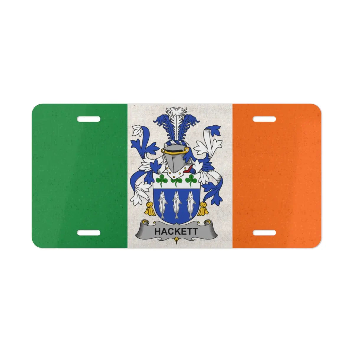 Irish Coat of Arms Hackett License Plate product