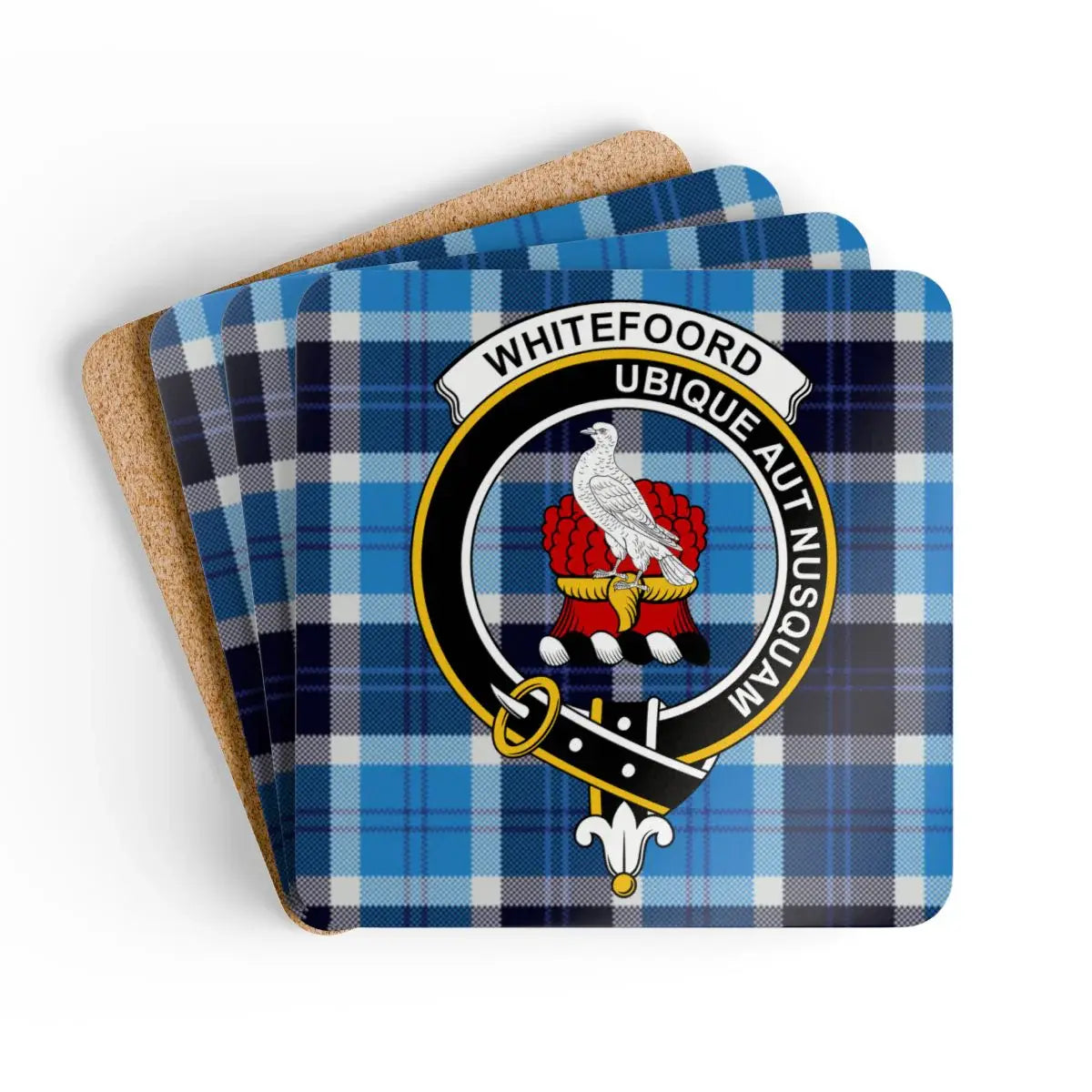 Whitefoord Ubique Aut Nusquam Plaid Coaster product