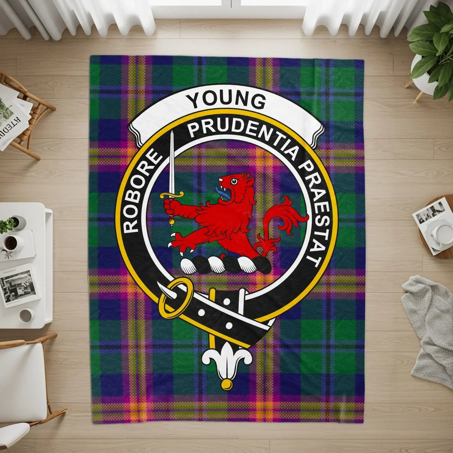 Scottish Clan Crest Tartan Plaid Home Decor product type