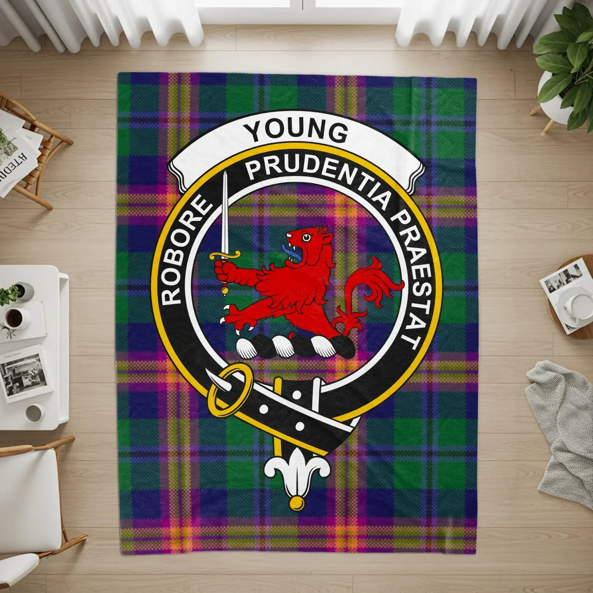 Scottish Clan Crest Tartan Plaid Home Decor product type