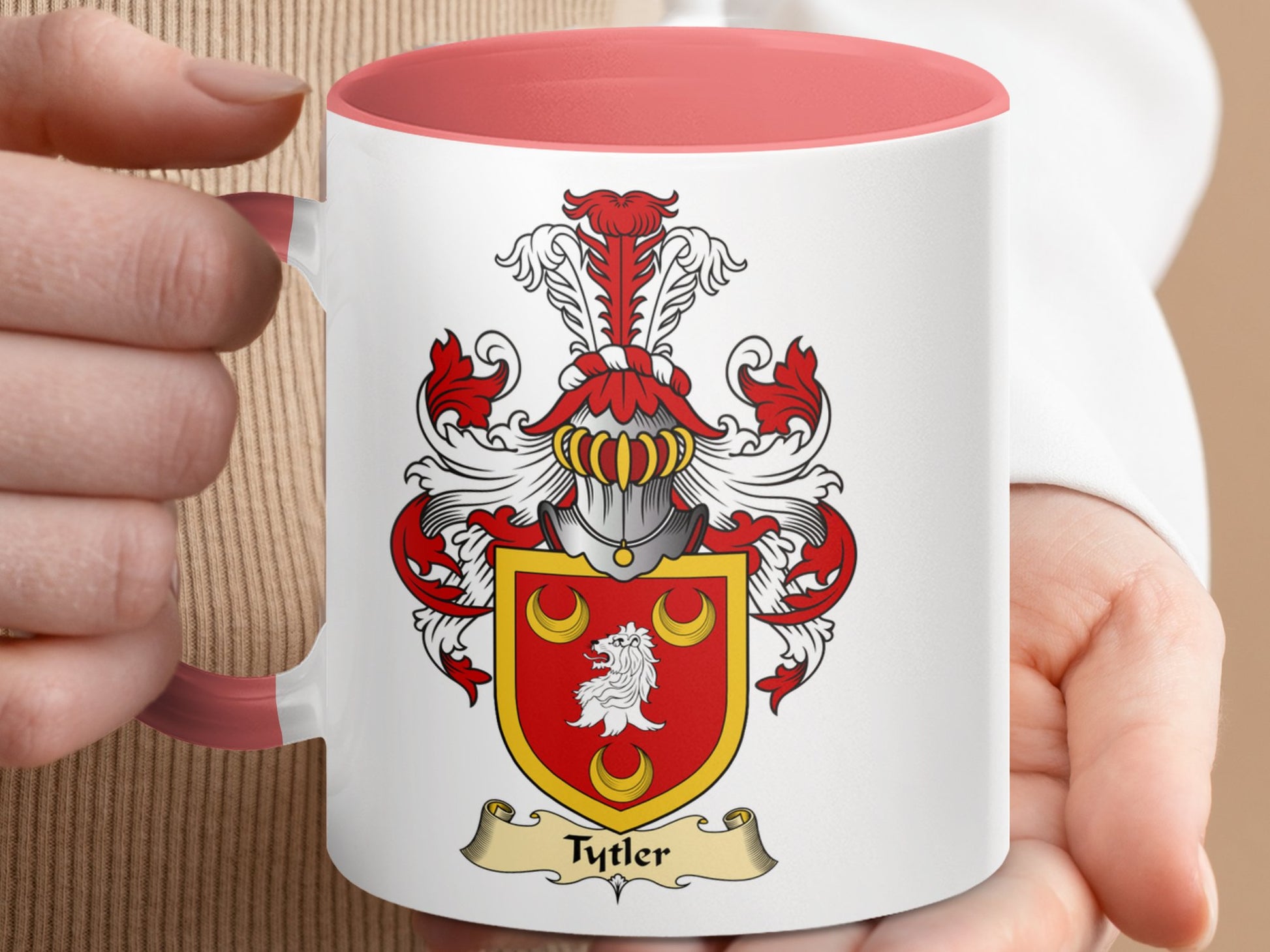 Clan Tytler Scottish Coat of Arms Family Emblem Mug - Living Stone Gifts