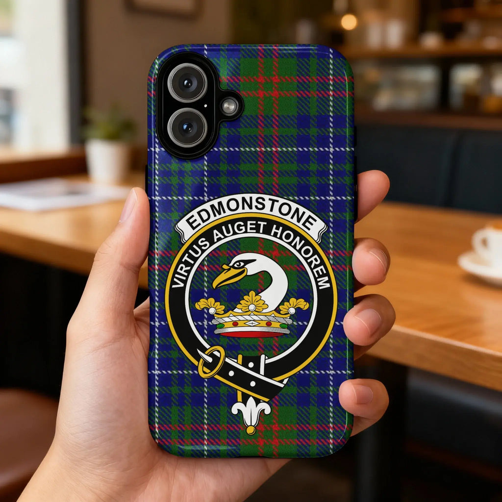 Edmonstone Virtus Auget Honorem Tartan Phone Case