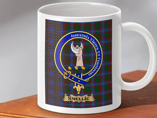 Industria Virtus Et Fortitudo Clan Crest Mug product type