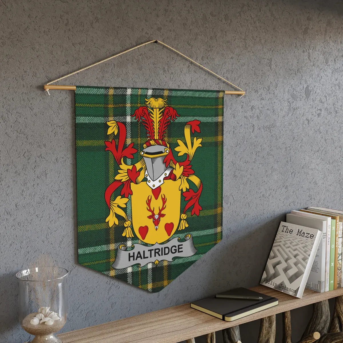 Haltridge Family Crest Plaid Wall Hanging product