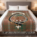 Bannatyne Clan Crest Plaid Woven Blanket Throw