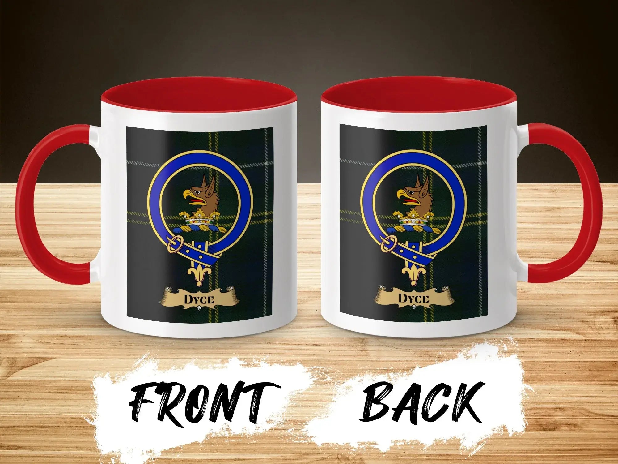 Dyce Eagle Crest Emblem Design Ceramic Mug