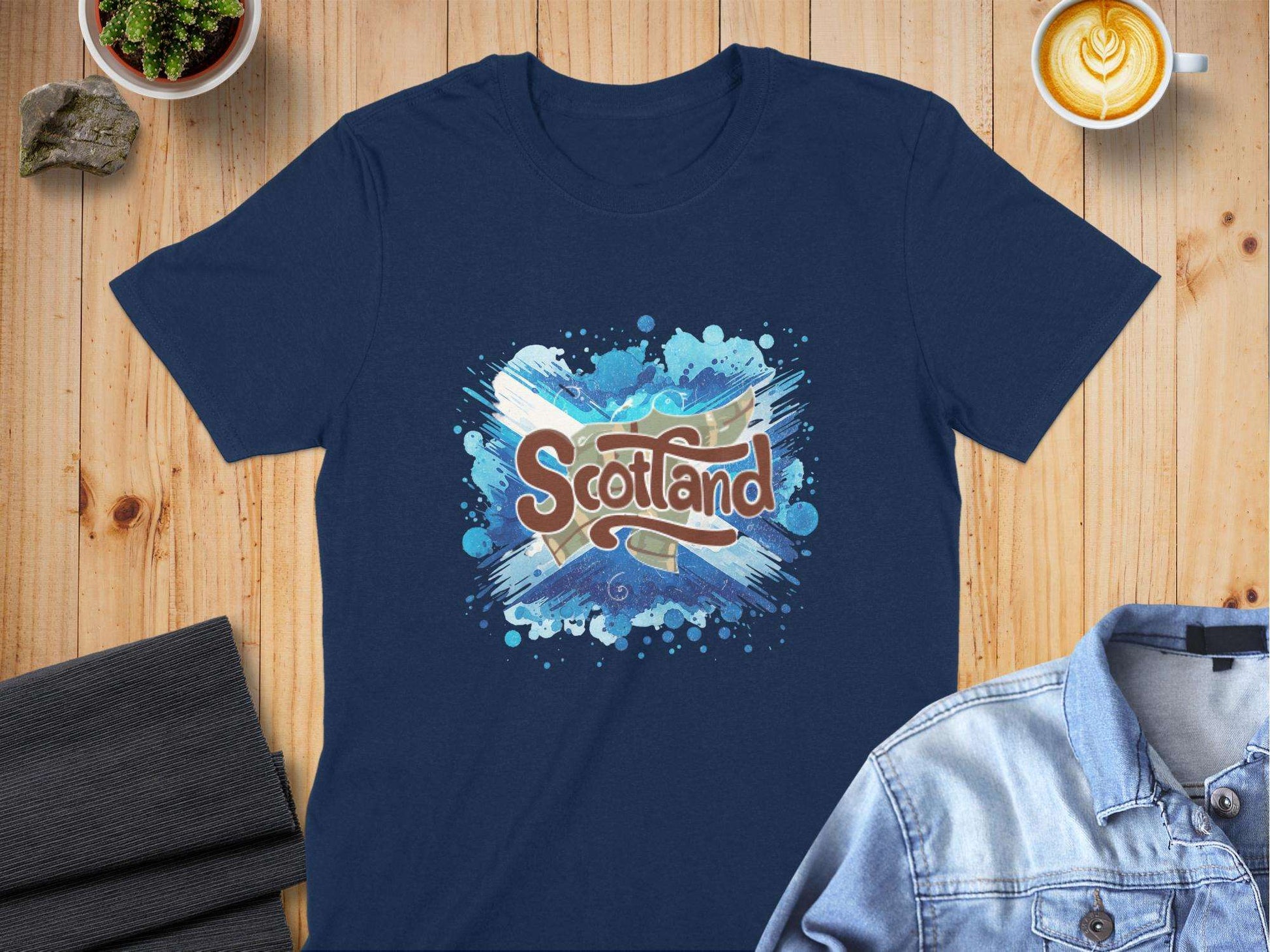 Beautiful Scotland Inspired Graphic Design T-Shirt - Living Stone Gifts