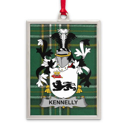 Kennelly Family Crest Plaid Pattern Christmas product
