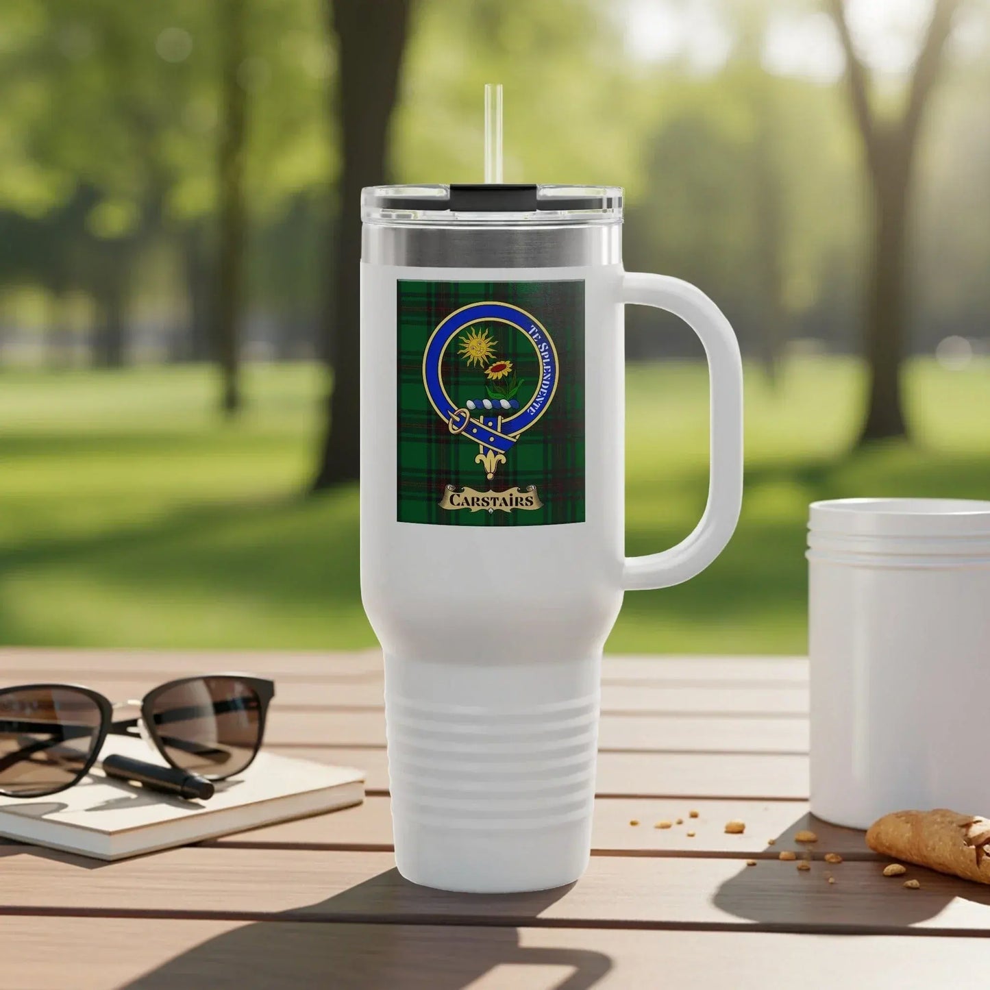 Clan Crest Carstairs Tartan Travel Mug product