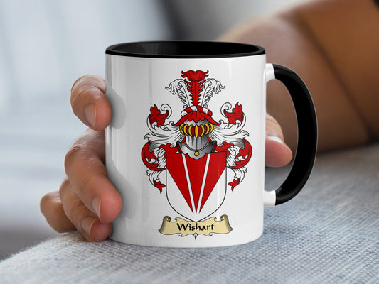 Wishart Scottish Coat of Arms Mug - Living Stone Gifts