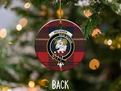 Clan Crest Personalized Christmas Ornament product