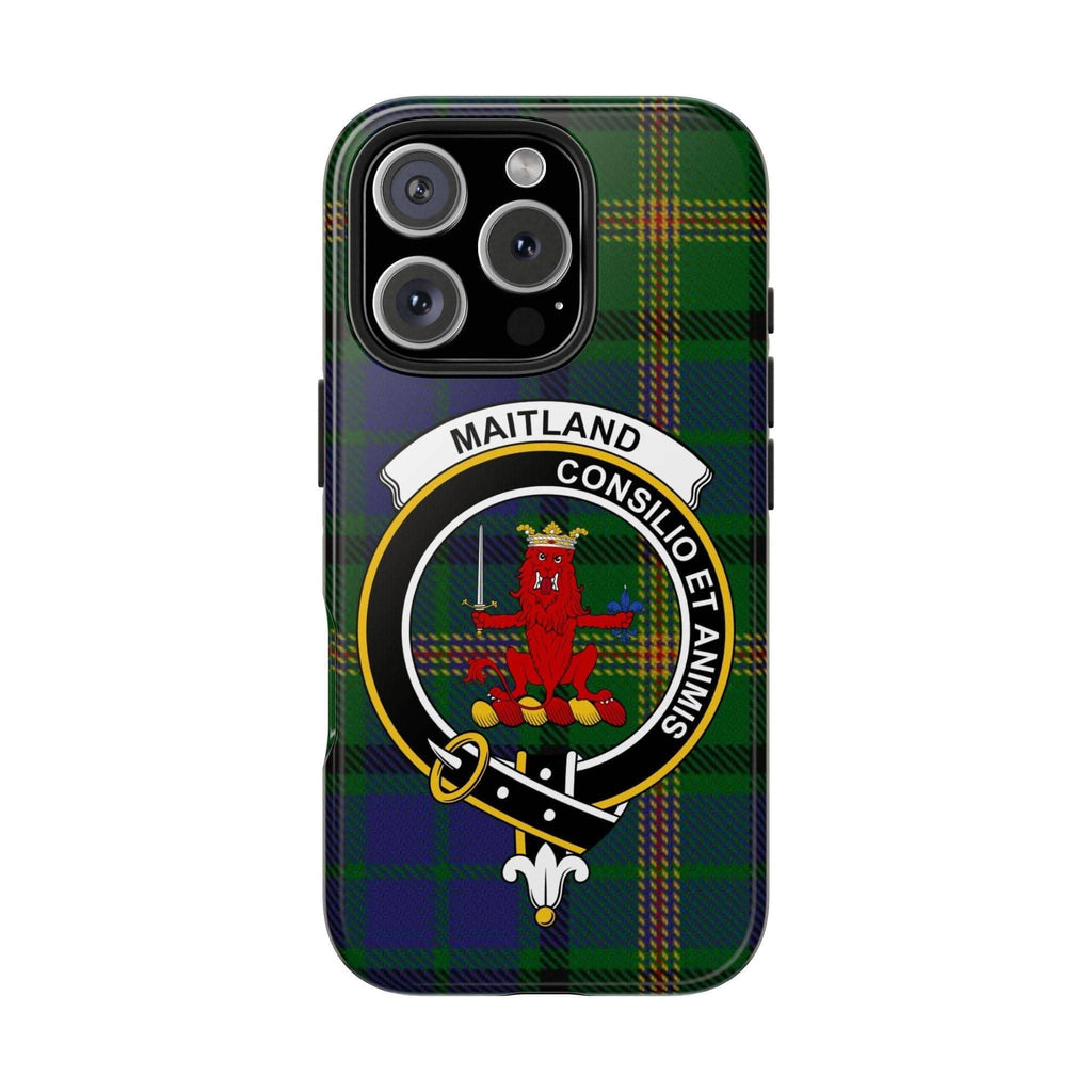 Maitland Clan Scottish Tartan Cell Phone Case - Celtic Ancestry Gifts