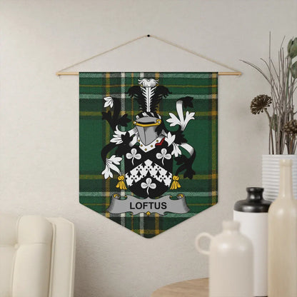 Loftus Family Crest Wall Hanging Product