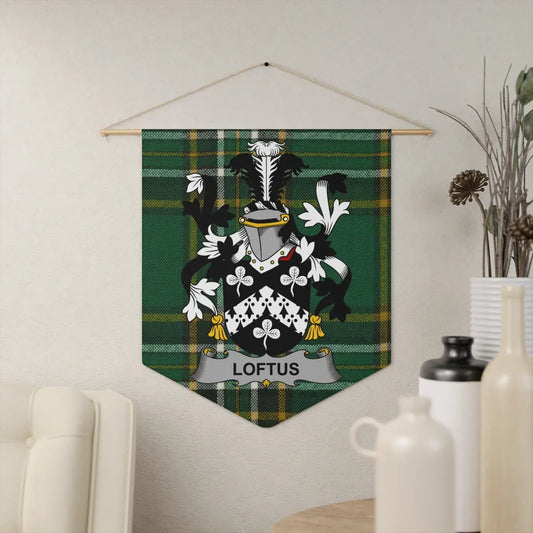Loftus Family Crest Wall Hanging Product
