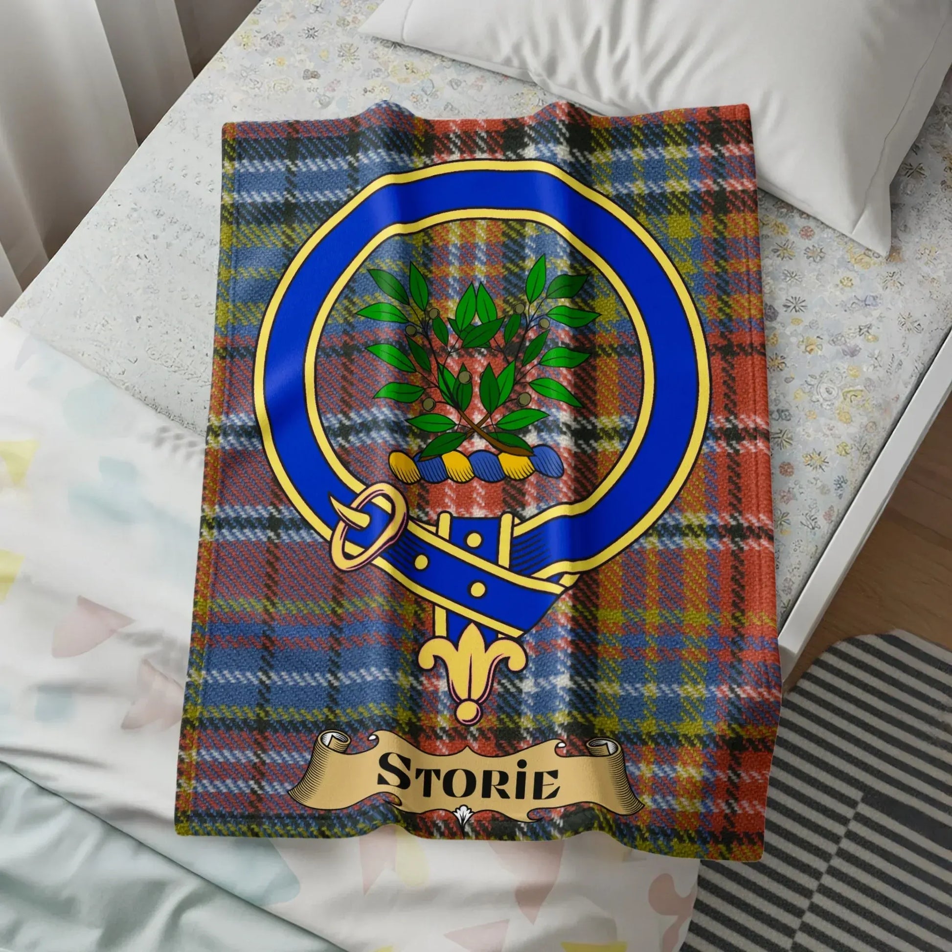 Storie Scottish Tartan Pattern Oversized Blanket product