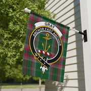 Gray Family Crest Garden Flag