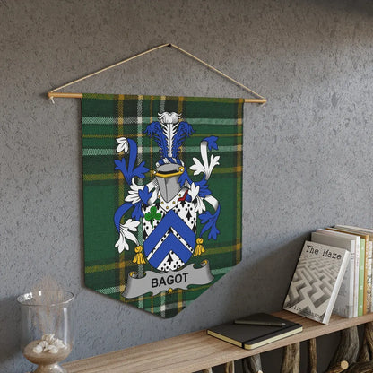 Bagot Tartan Plaid Crest Wall Hanging product