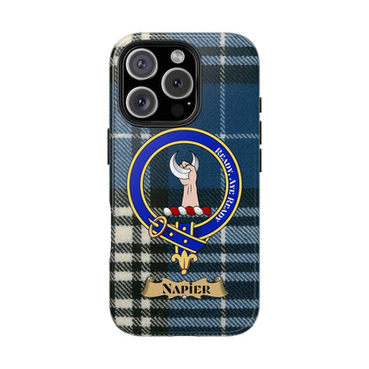 Napier Clan Scottish Tartan Cell Phone Case - Celtic Ancestry Gifts