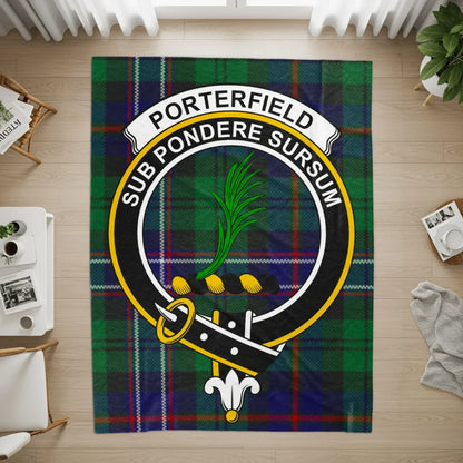 Porterfield Family Crest Tartan Blanket product