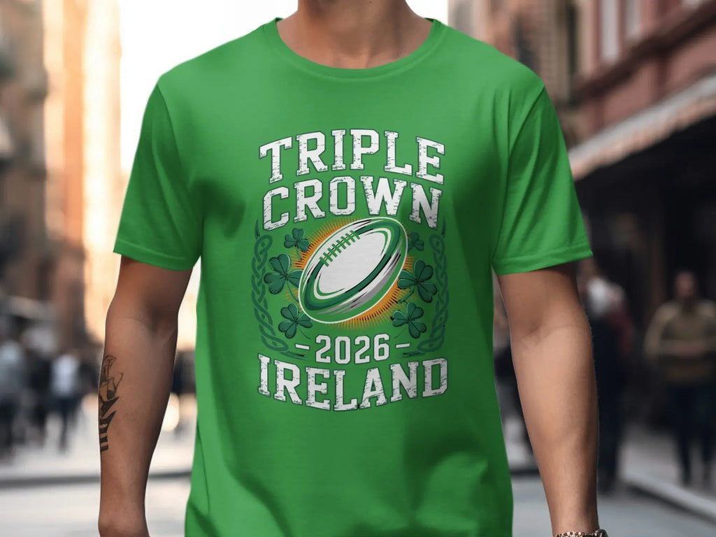 TRIPLE CROWN 2026 IRELAND Rugby Shamrocks t-shirt