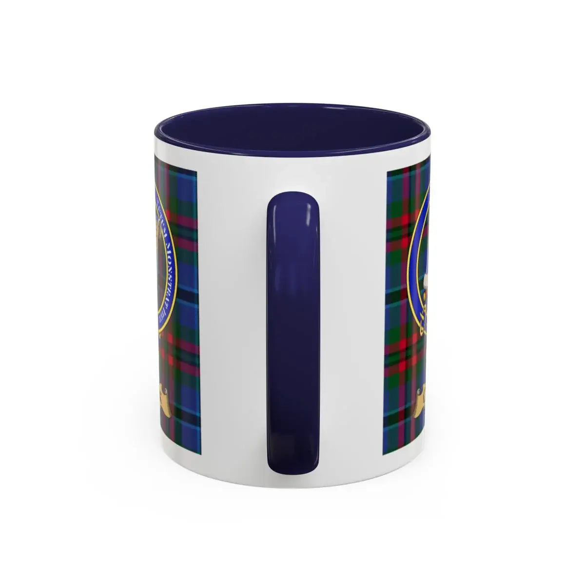 Cook clan crest mug shown in 11 oz and 15 oz sizes