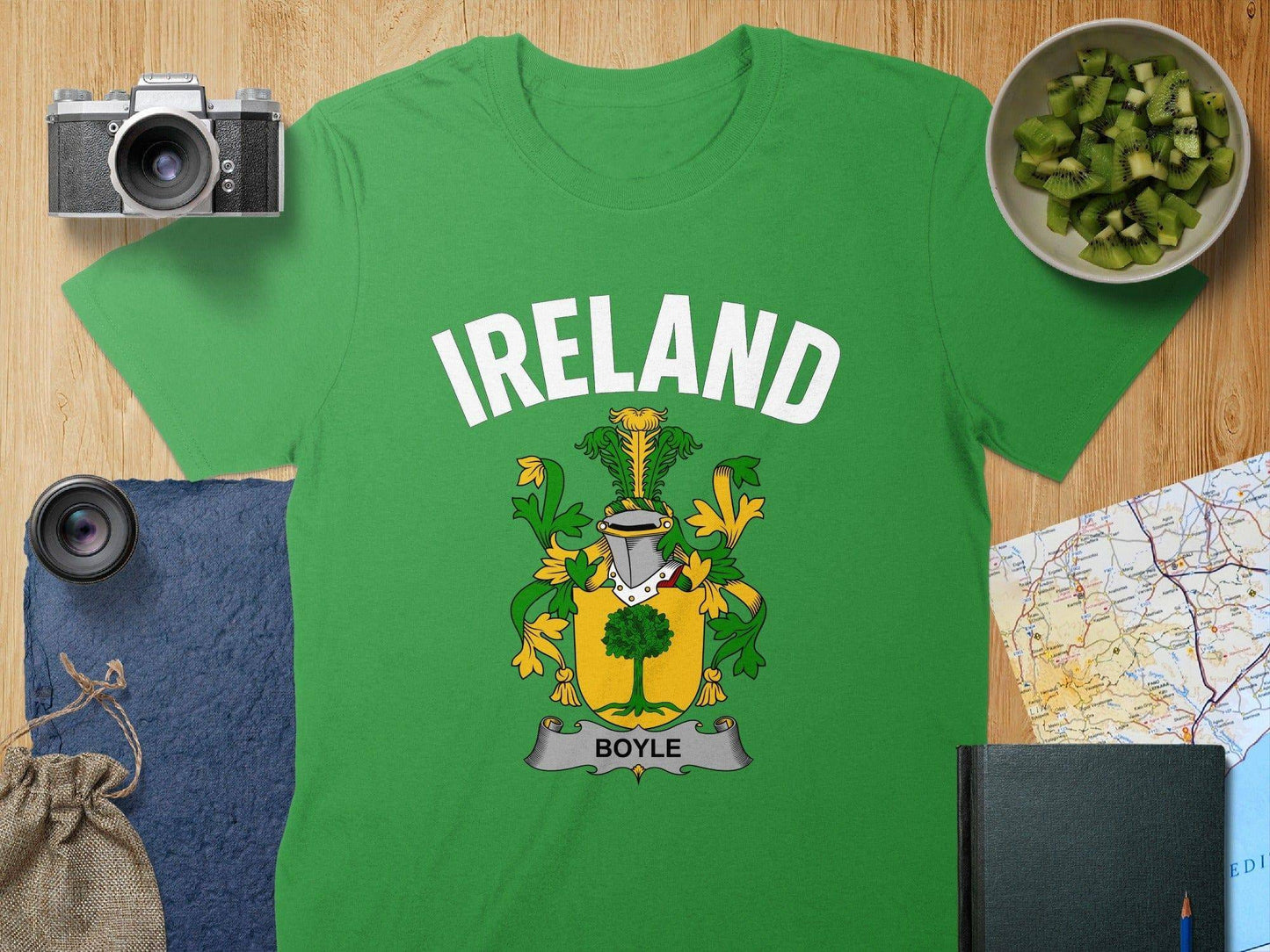 Ireland Boyle Heritage Family Crest Shirt product type