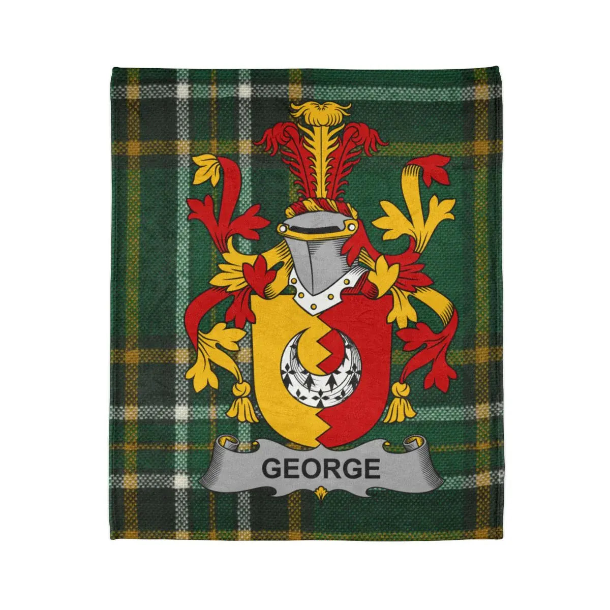 George Family Crest Tartan Plaid Blanket product