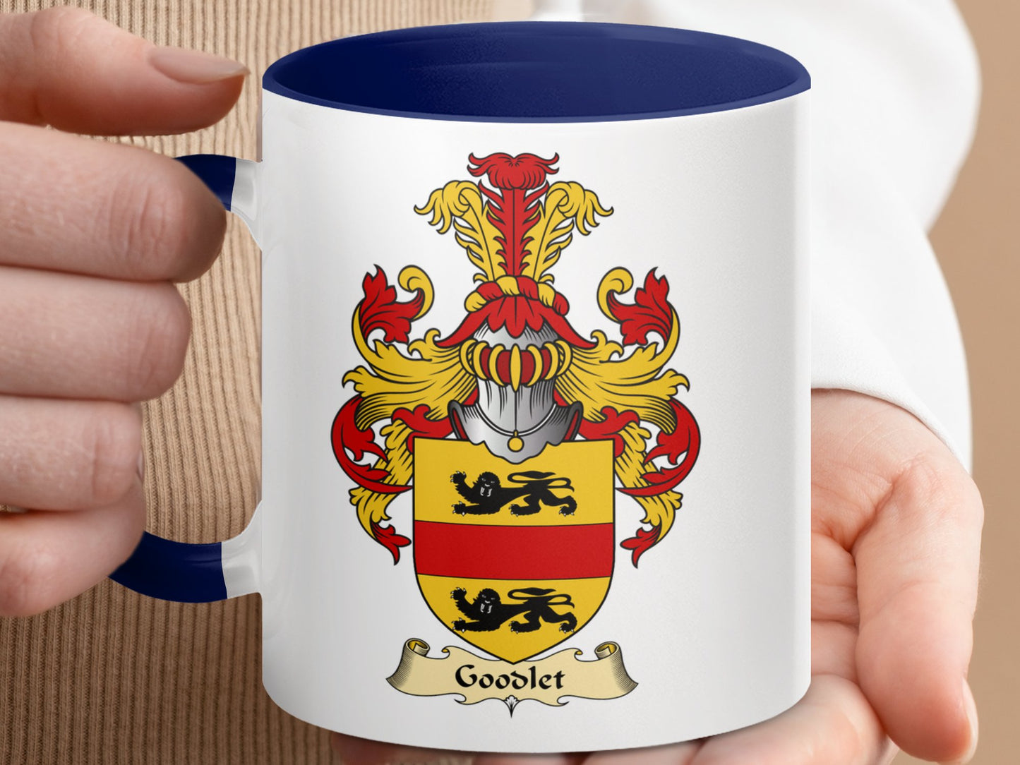 Clan Goodlet Scottish Clan Accent Coffee Mug - Living Stone Gifts