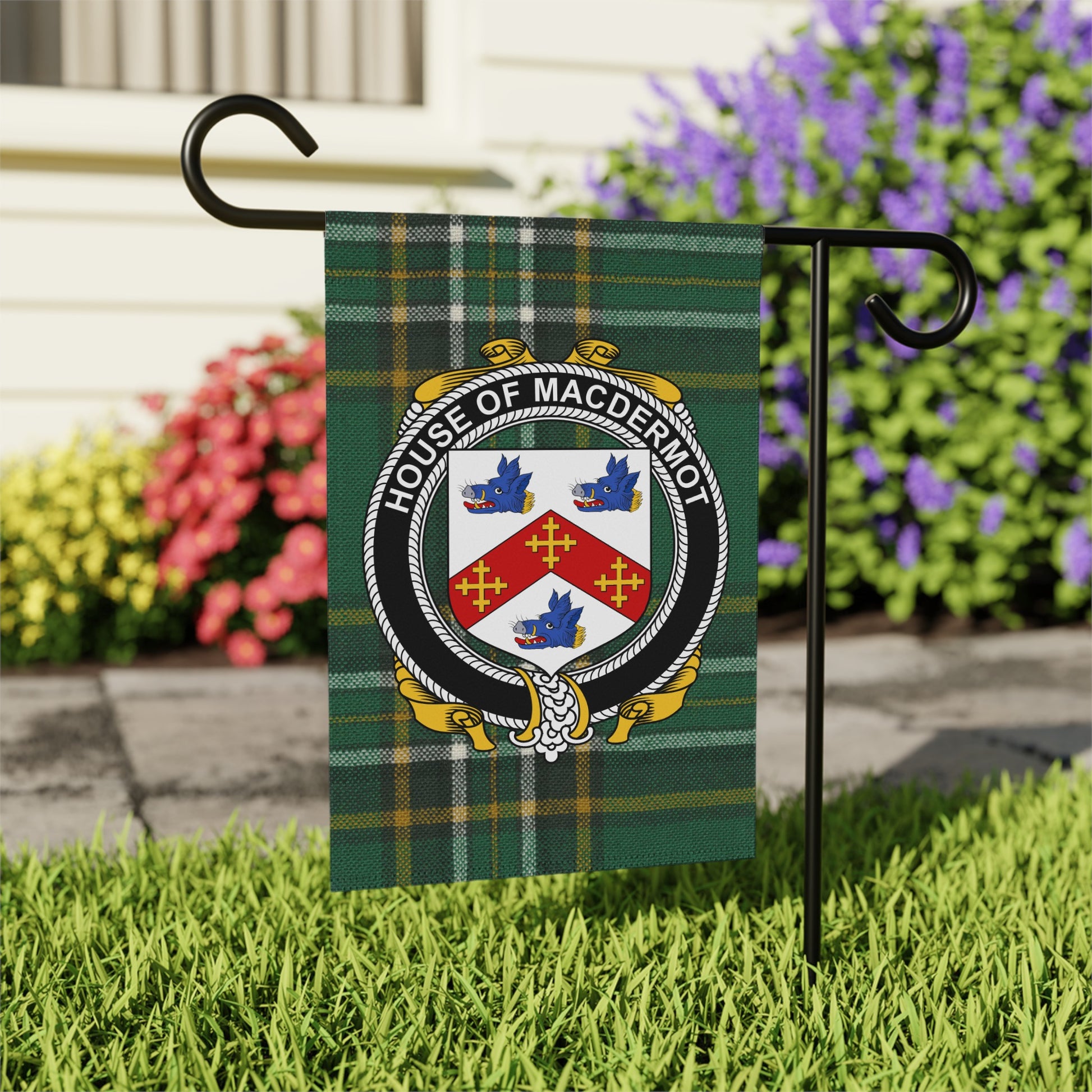 House of MacDermot Custom Family Crest Flag