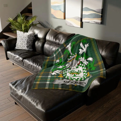 Cozy and Stylish Custom Family Crest Blanket product