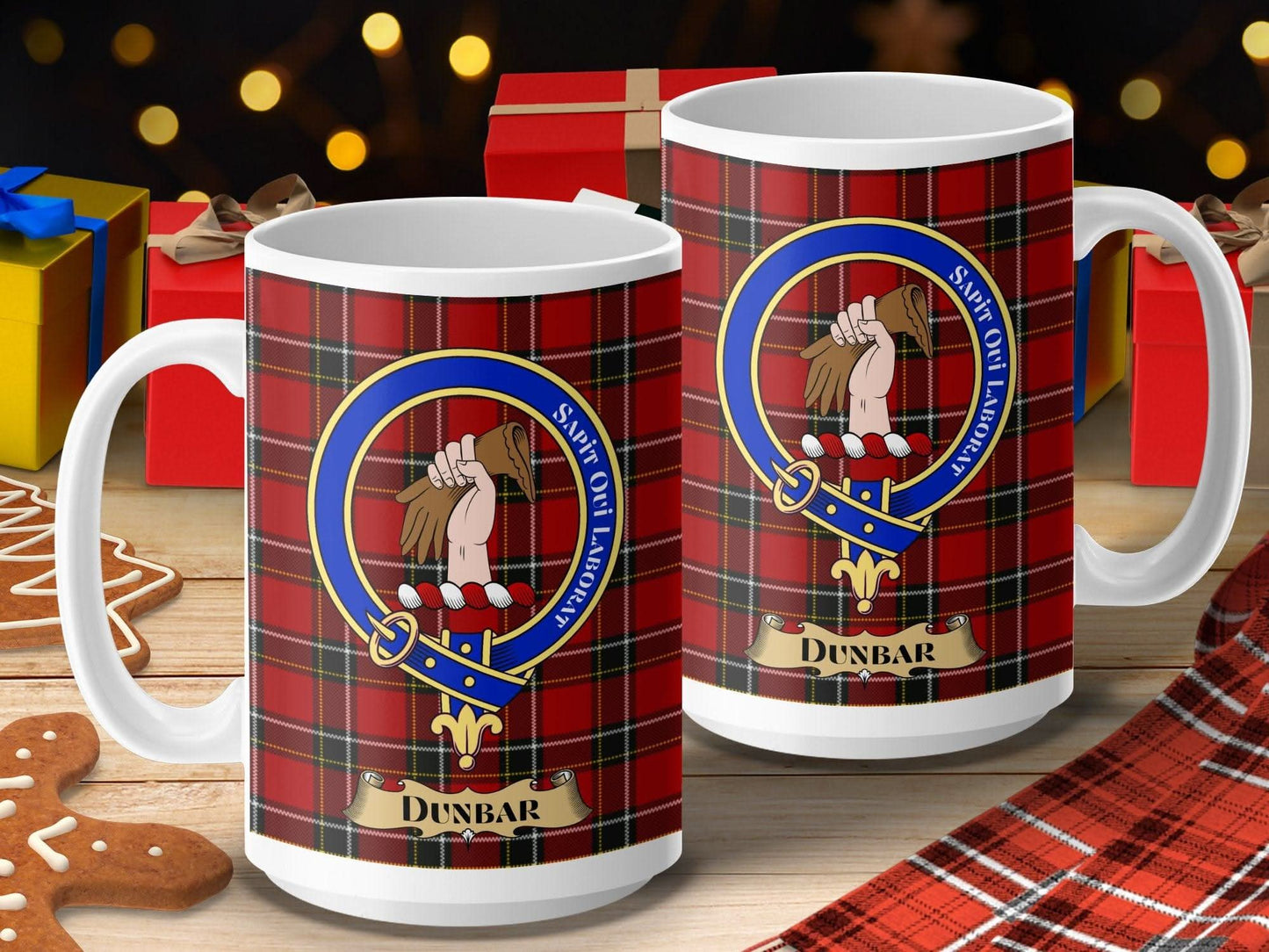 Dunbar Clan Tartan Crest Coffee Mug product