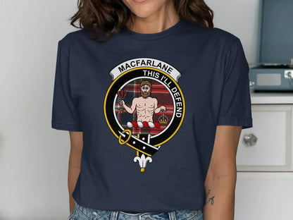 Macfarlane This I'll Defend Badge Graphic Shirt product
