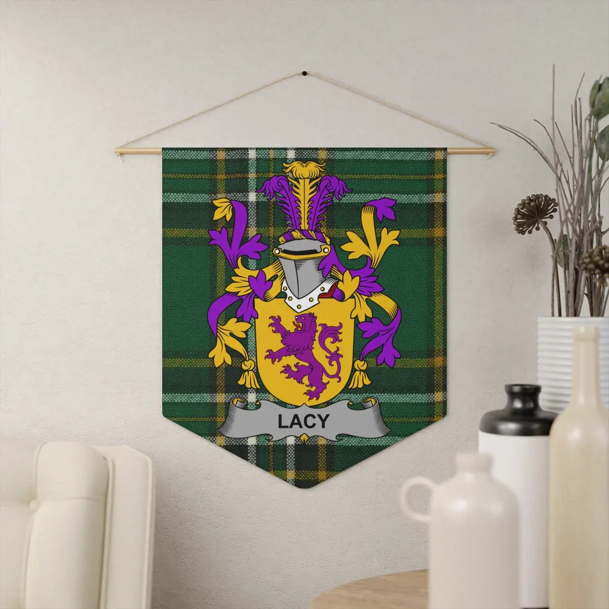 Custom Family Crest Banner for Home Decor product type