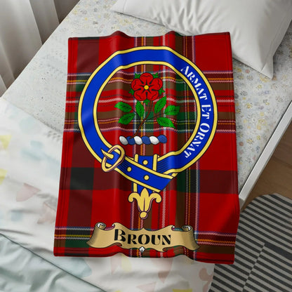 Unique Personalized Red Tartan Blanket product
