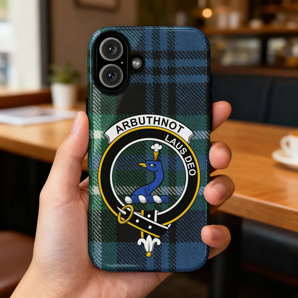 Arbuthnot Laus Deo Plaid Pattern Phone Case
